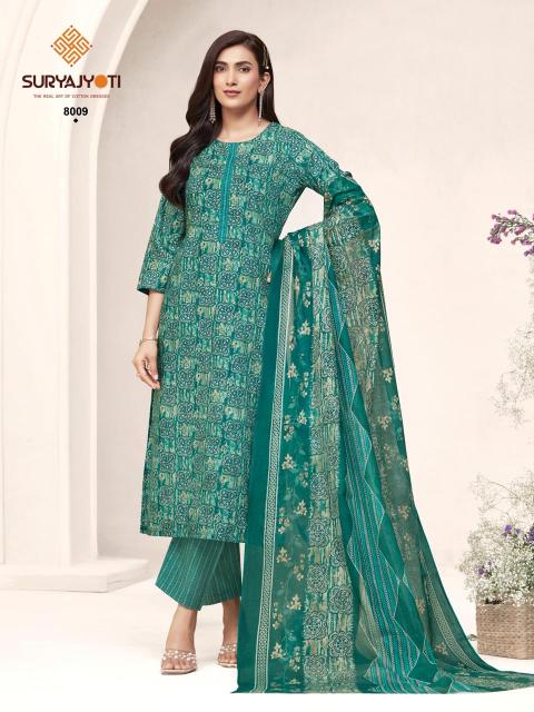 Suryajyoti poshak vol-8 cotton kurtis wholesale market in ahmedabad